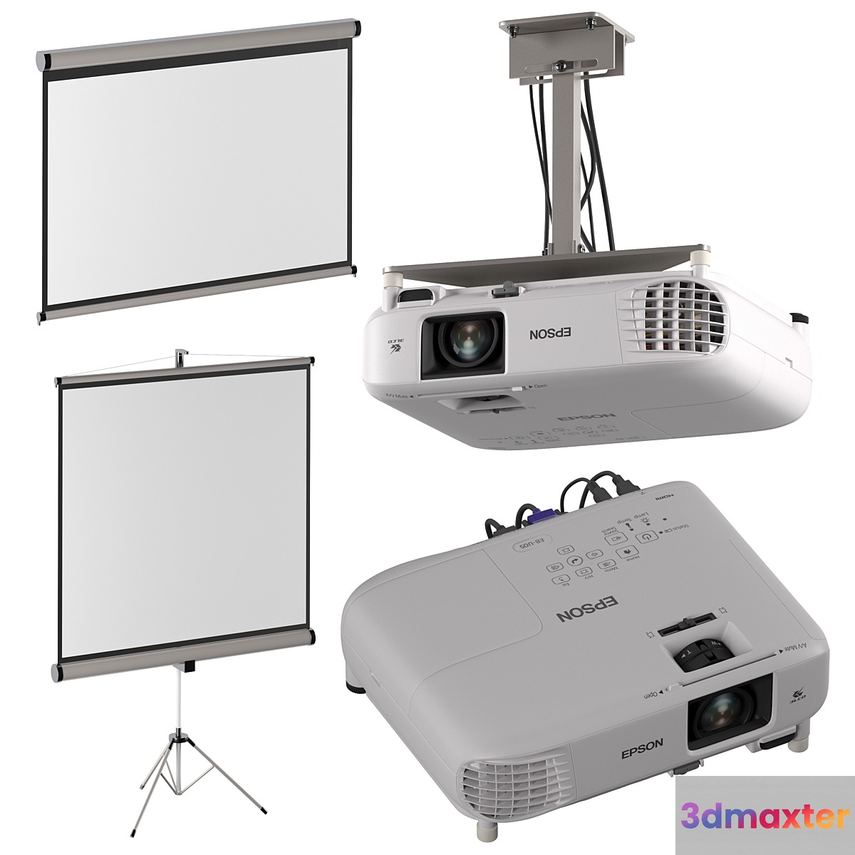 Epson EB-FH06 projector + projection screens - No.2