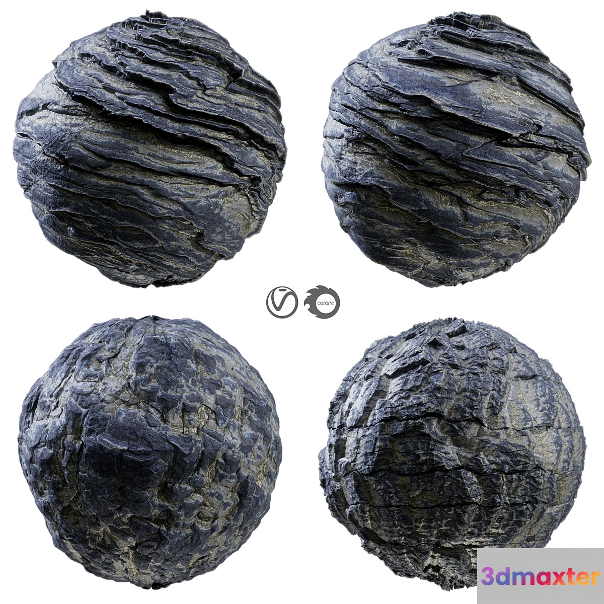Rock PBR Materials 3