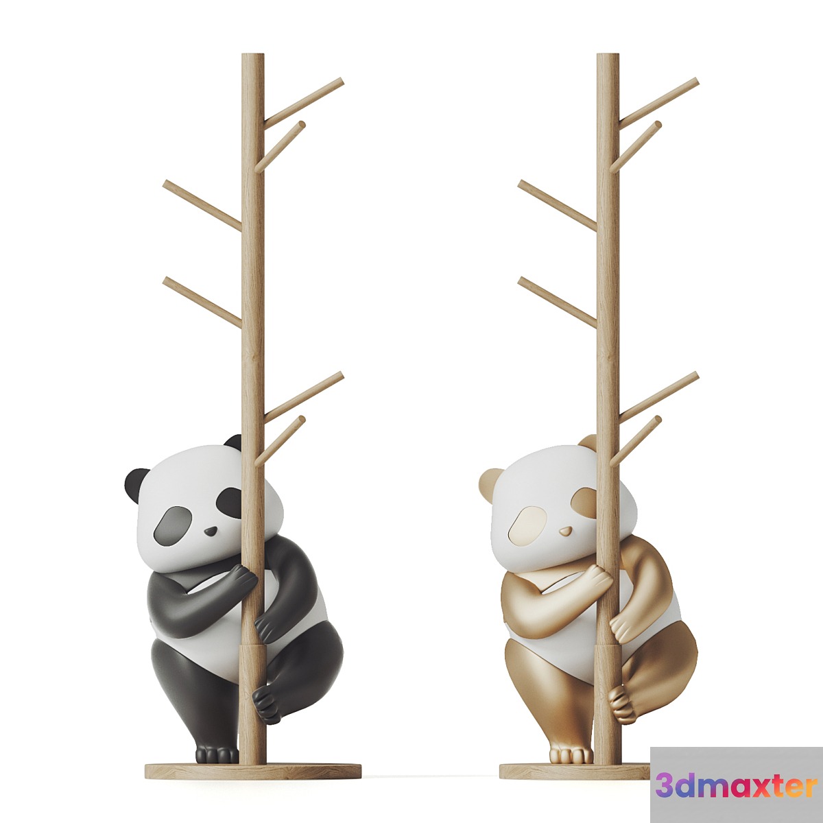 Panda floor hanger