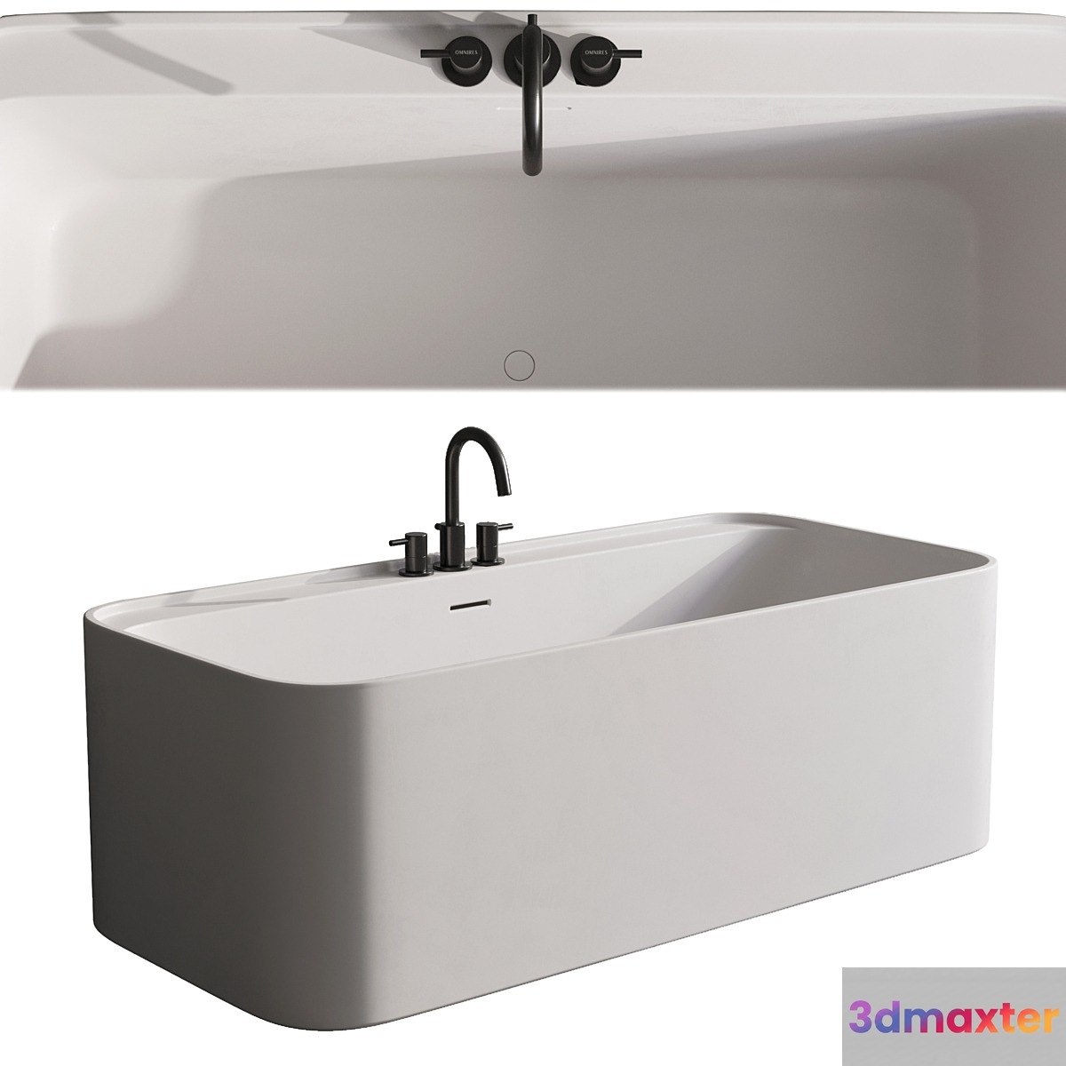 Copenhagen Bath YUNO by Fauset Omnires Y set - No.2 3D Max
