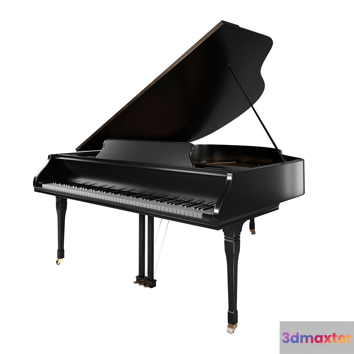 Grand piano classic detailed - No.2