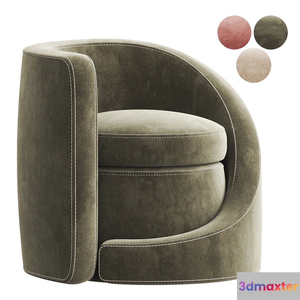 Pair of Spiral Lounge Chairs