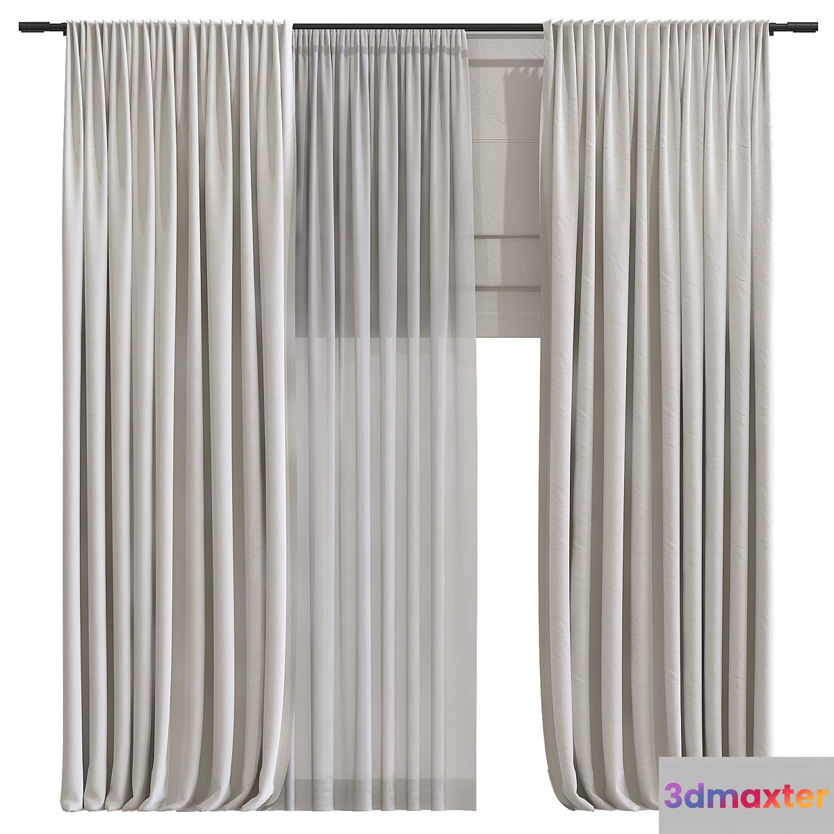Curtain 968 3D Max