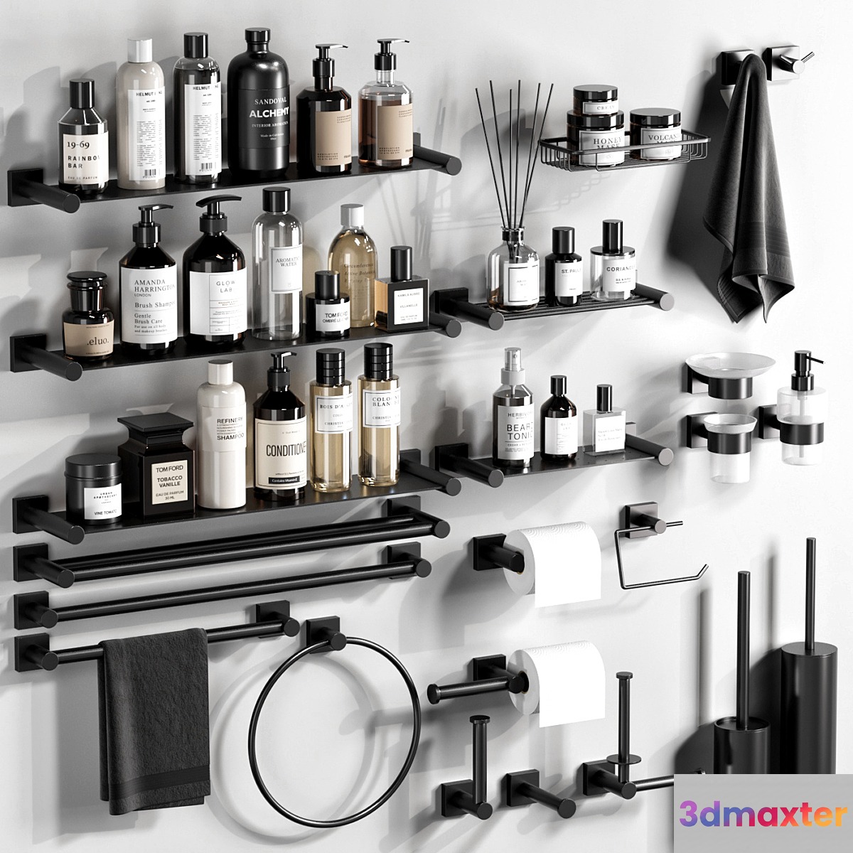 Sanco Iconic accessories 3D Max