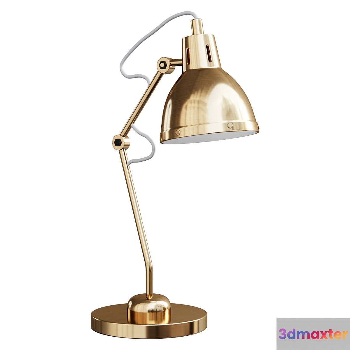 Table lamp Metallic Penn Task Lamp Collection work lamp 3D Max