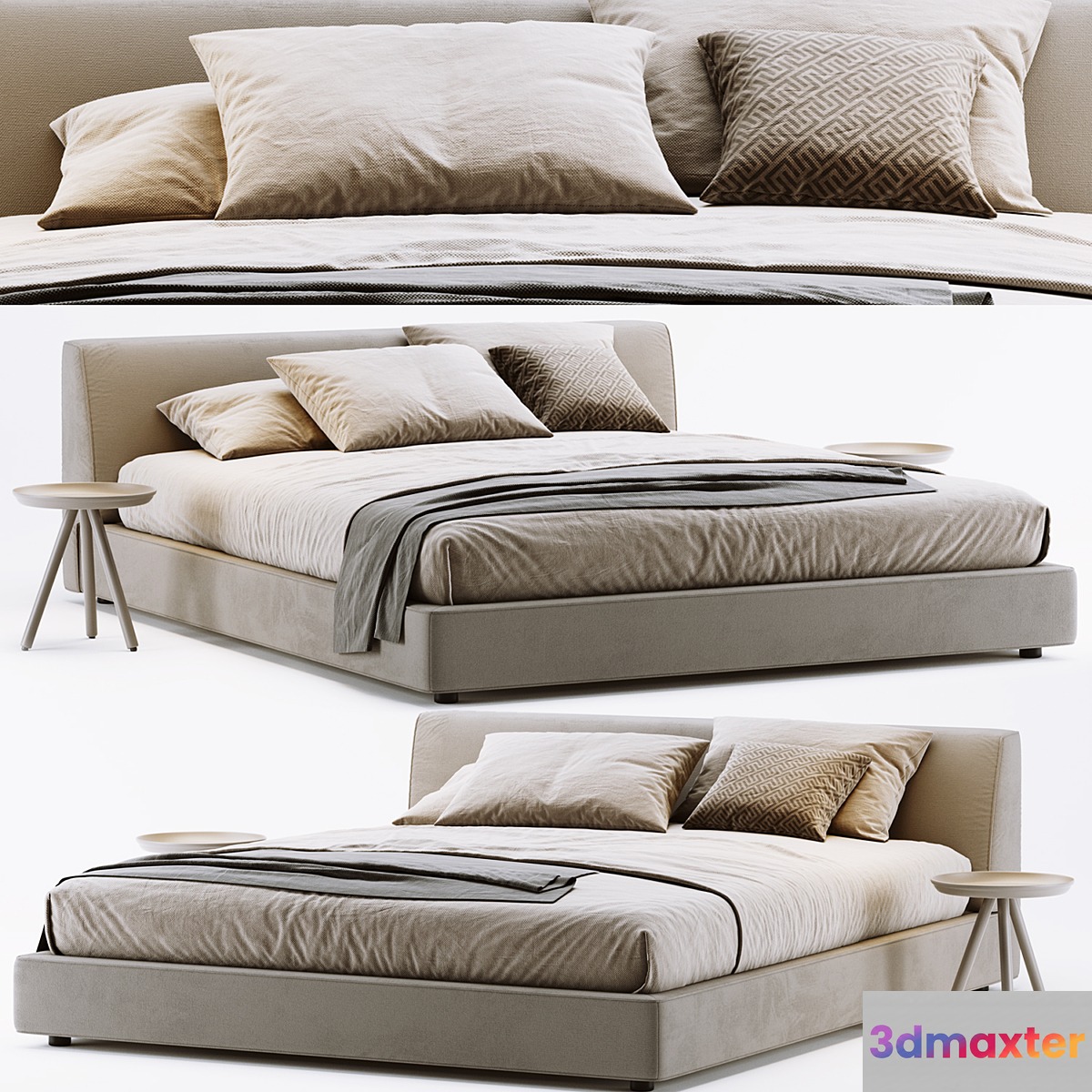 Lema Solftland Bed 3D Max