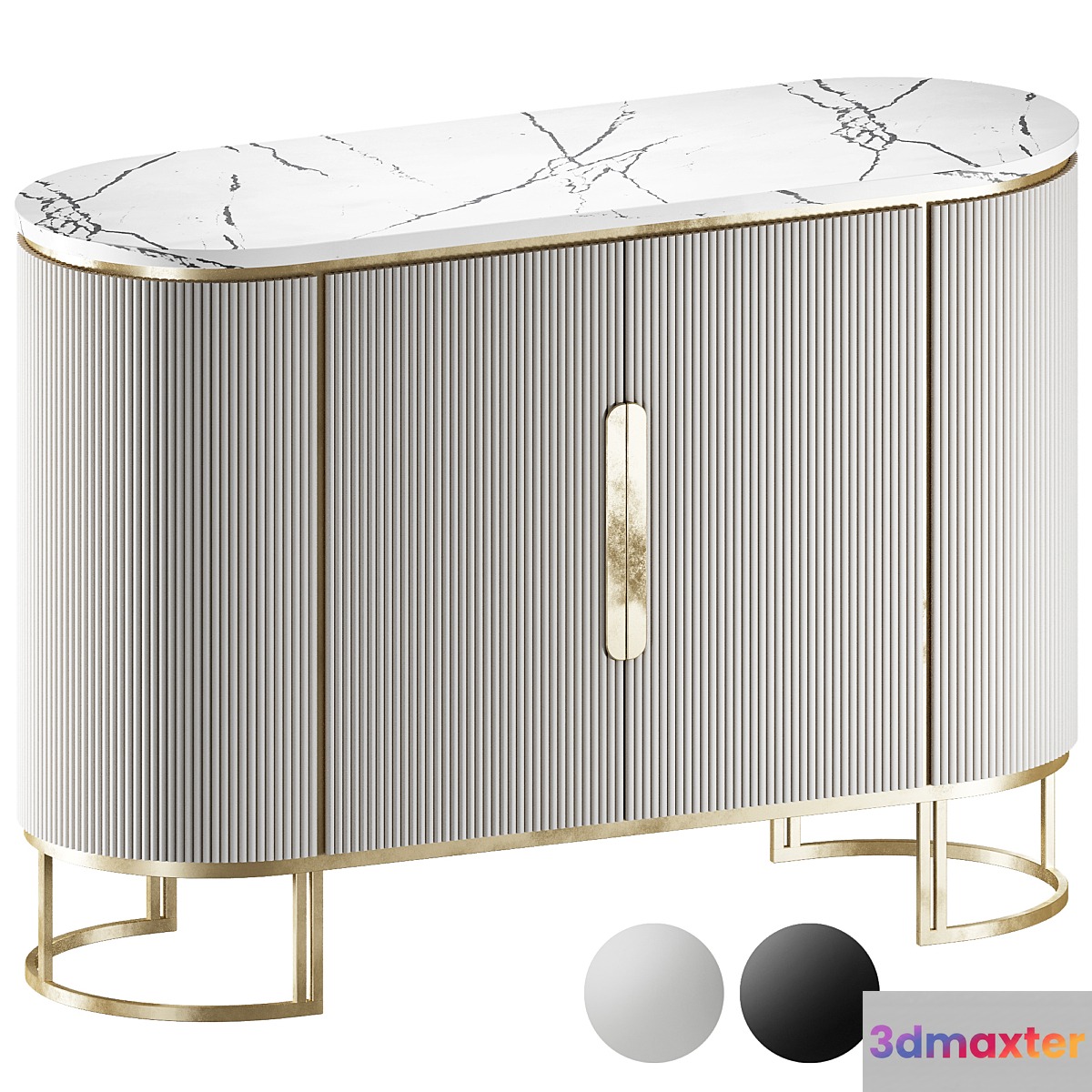 Modern White Sideboard