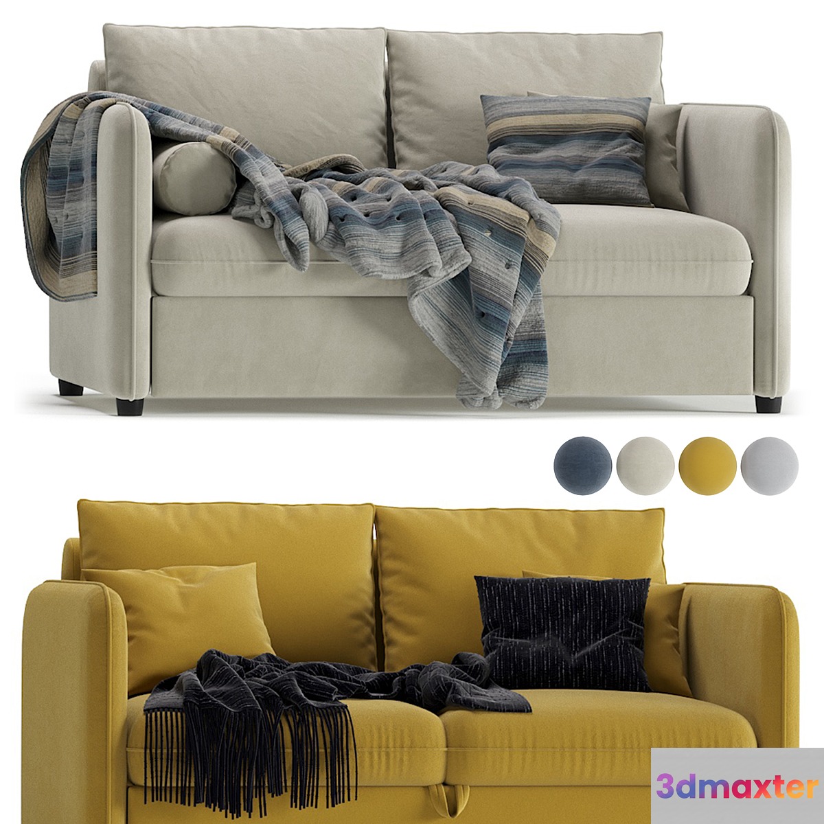Mons Wagon Sofa By Skdesign _ Sofa Mons Wagon - No.2 3D Max