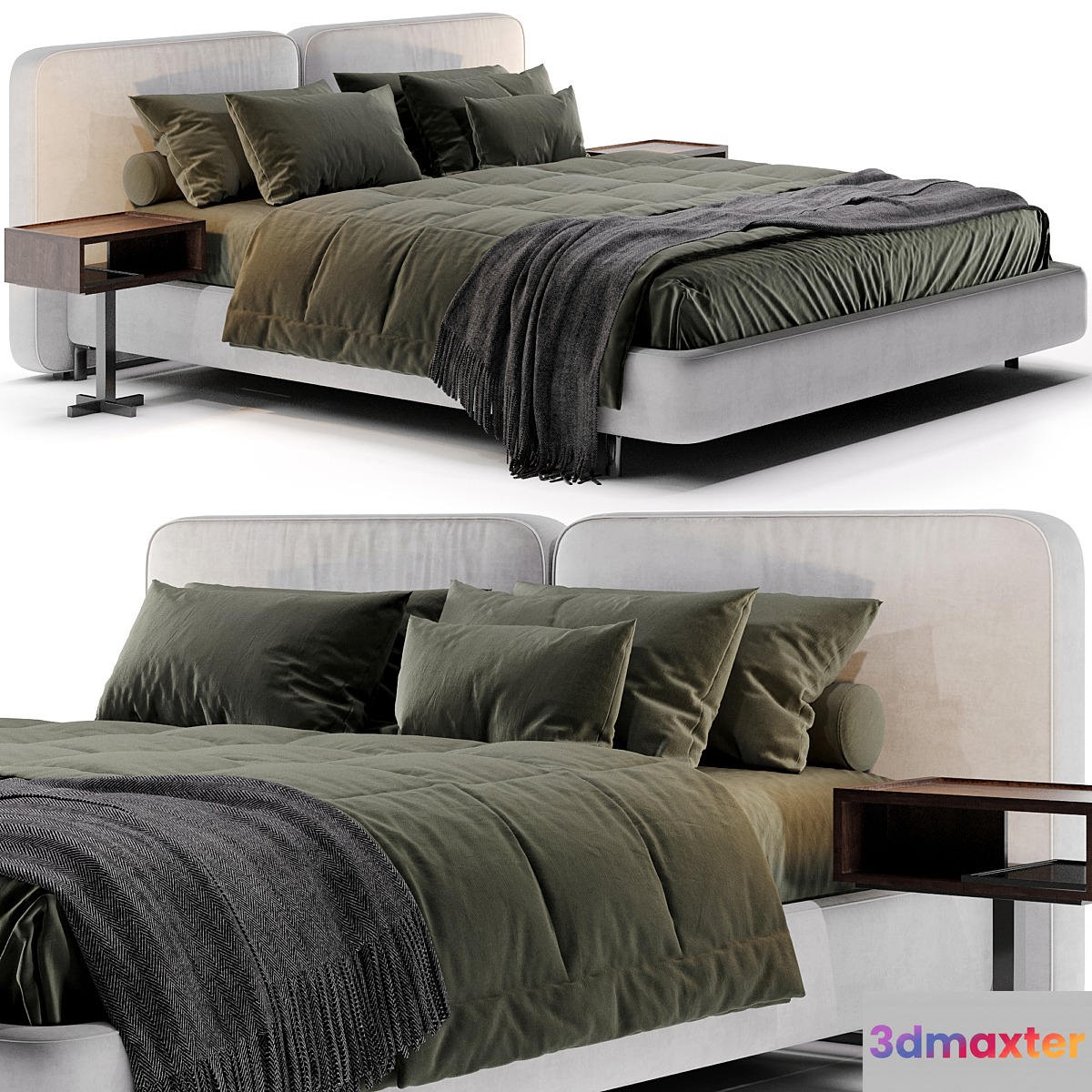 Minotti Tatlin Cover Bed - No.5