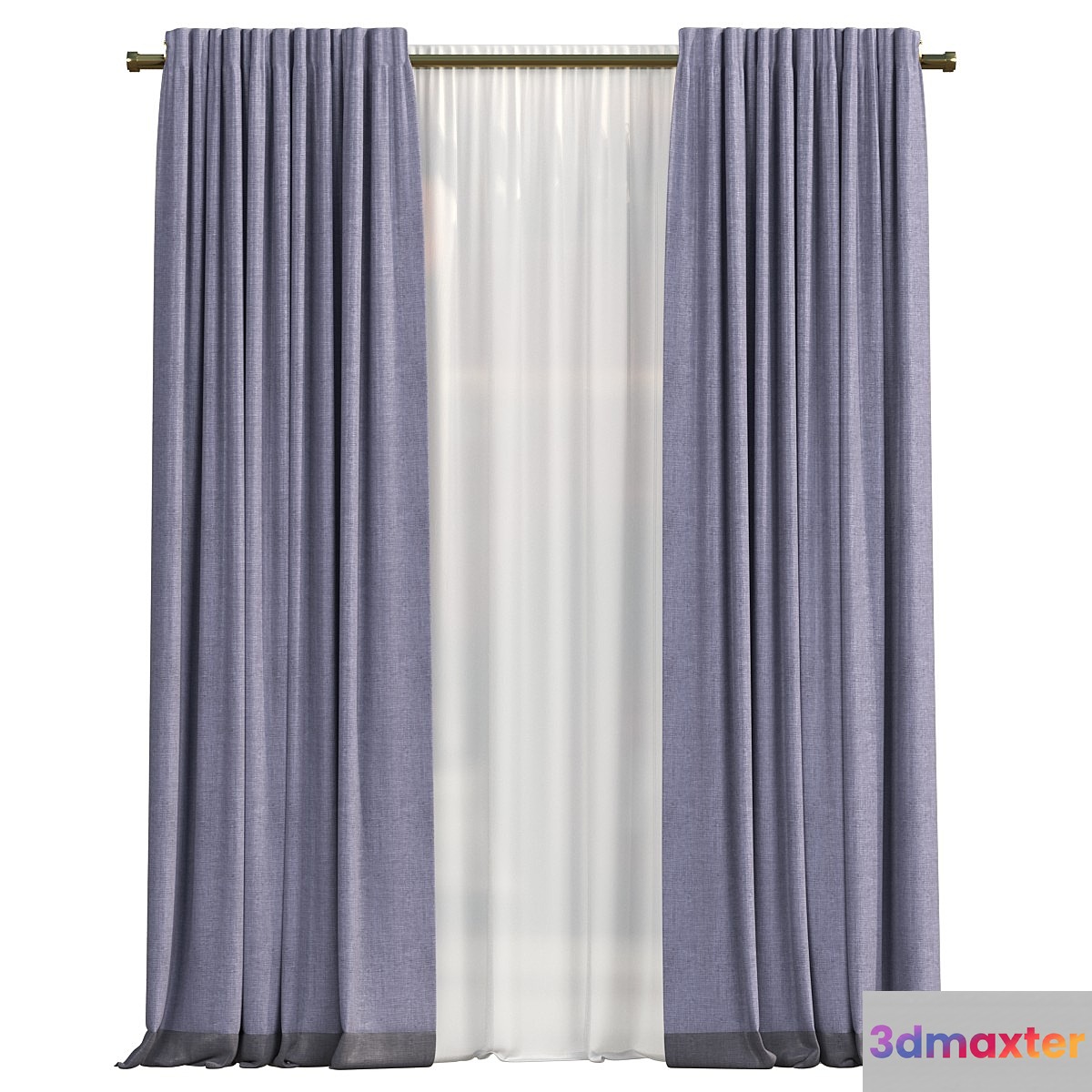 Curtains 3D Max