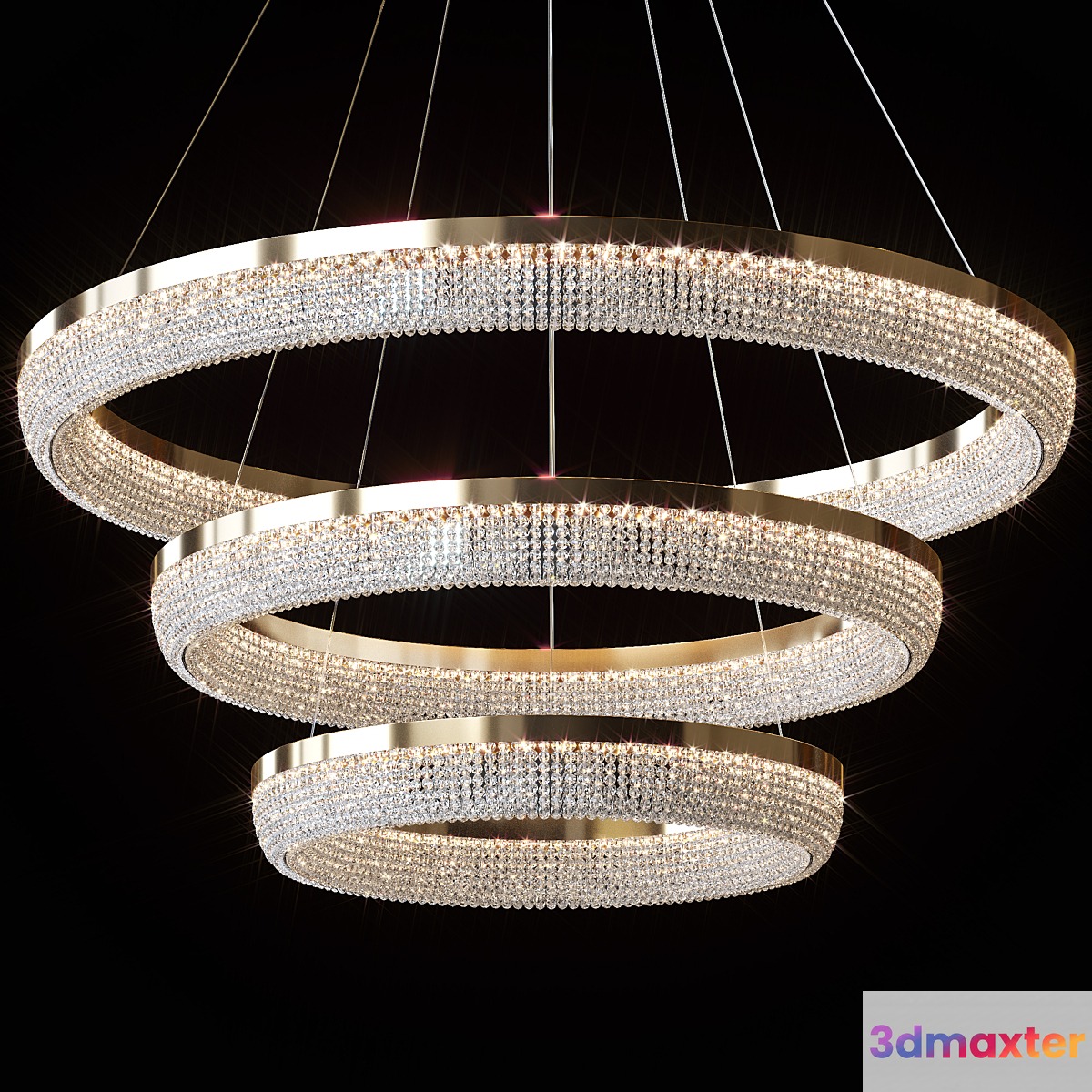 Pendant chandelier CARMEN by Lampatron⌀ 45cm ⌀ 60cm ⌀ 80cm - No.2