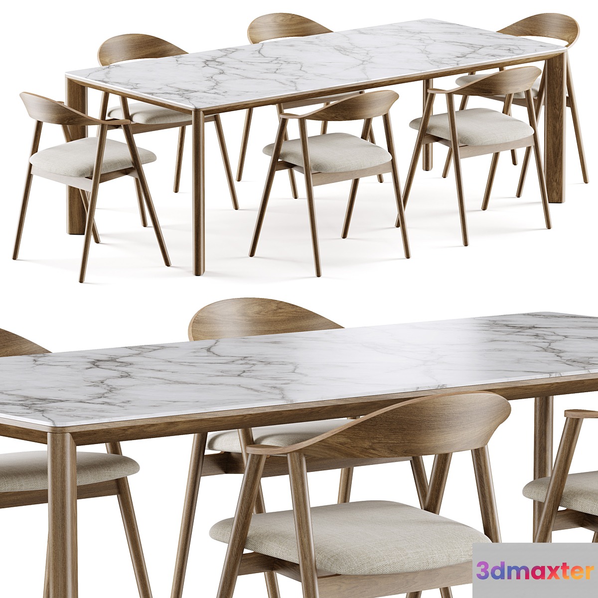 Dining set 4 by CoshLiving Kett - No.3