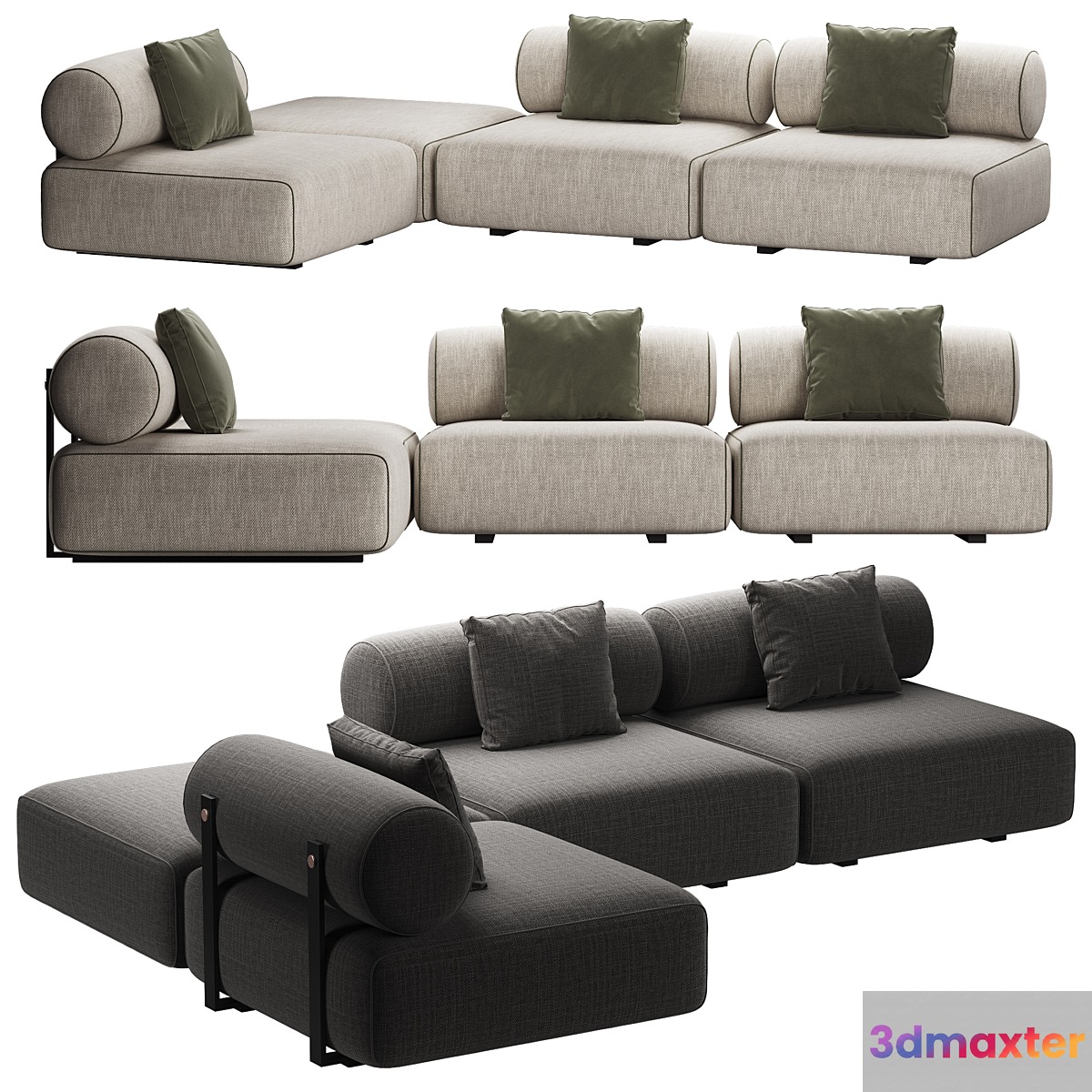 Sofa Shinto by Domkapa 3D Max