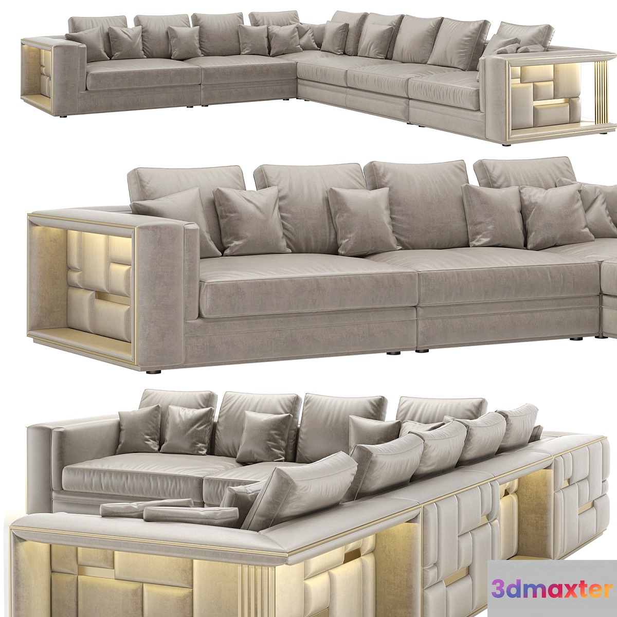 Visionnaire Babylon Rack sofa