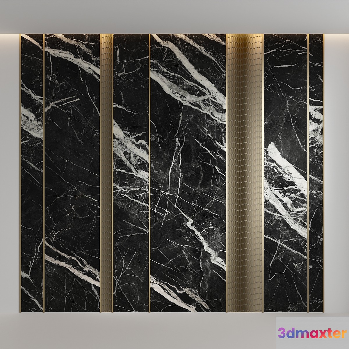 Marquina Black + Gravity Wave Porcelanosa - No.2
