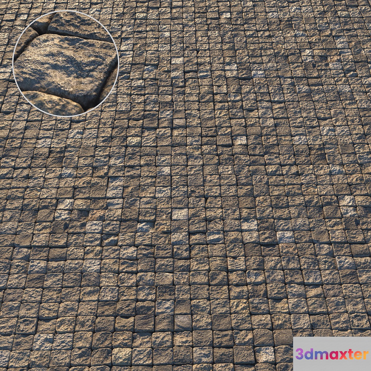 Square paving slab material 02