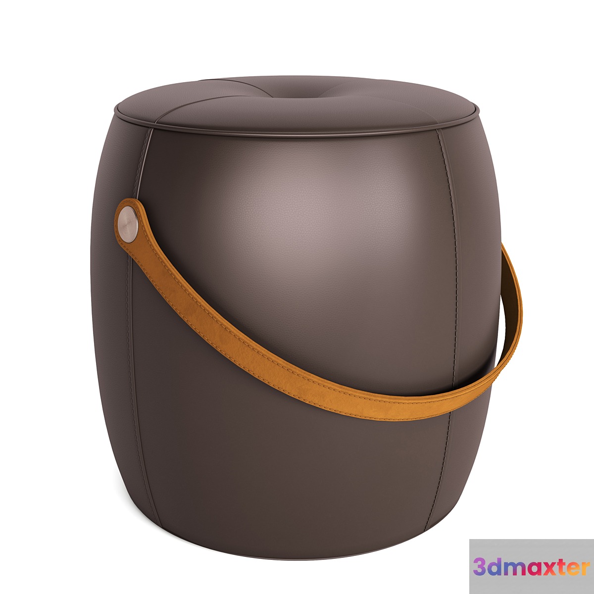 FIFTYFOURMS Jellybean Saddle Ottoman 3D Max