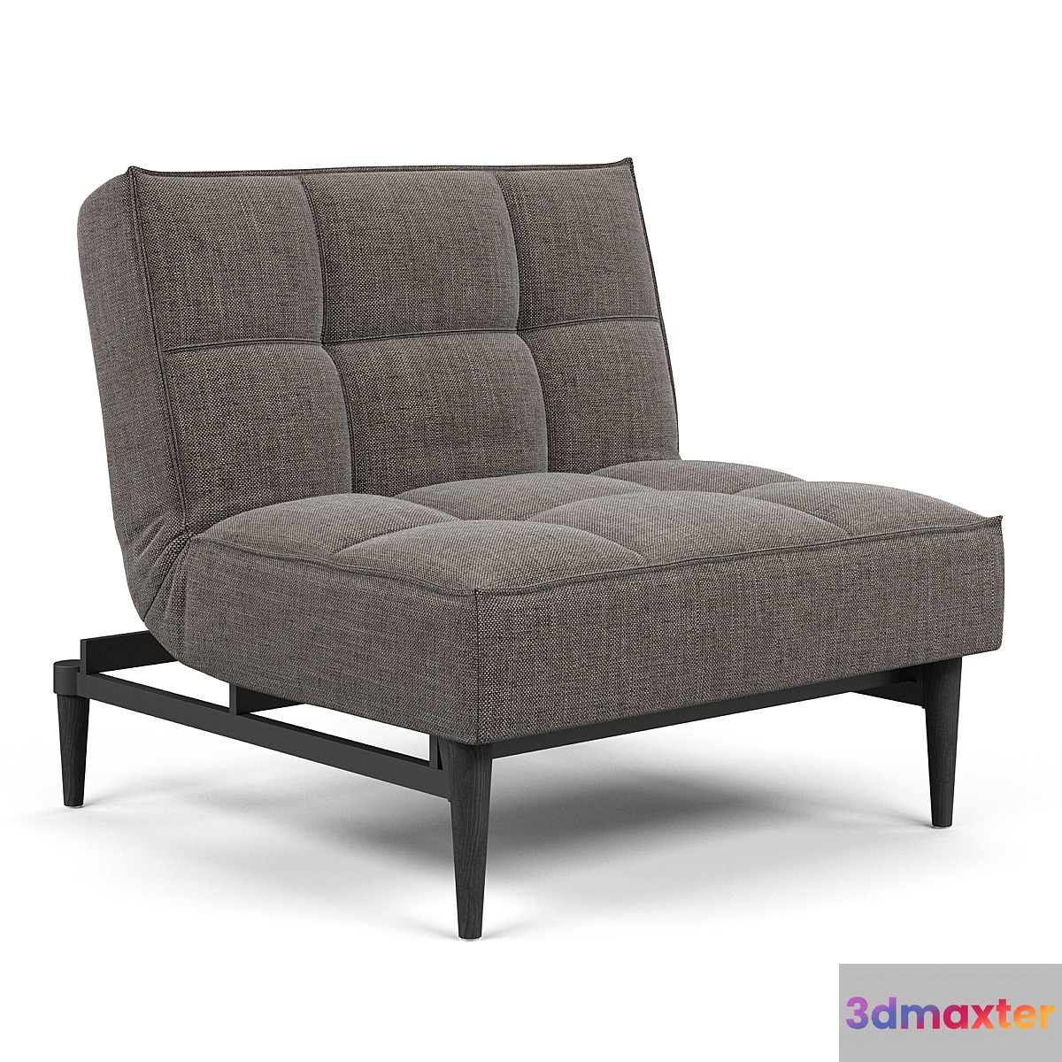 Innovation Living Splitback Styletto Chair Black Wood 3D Max