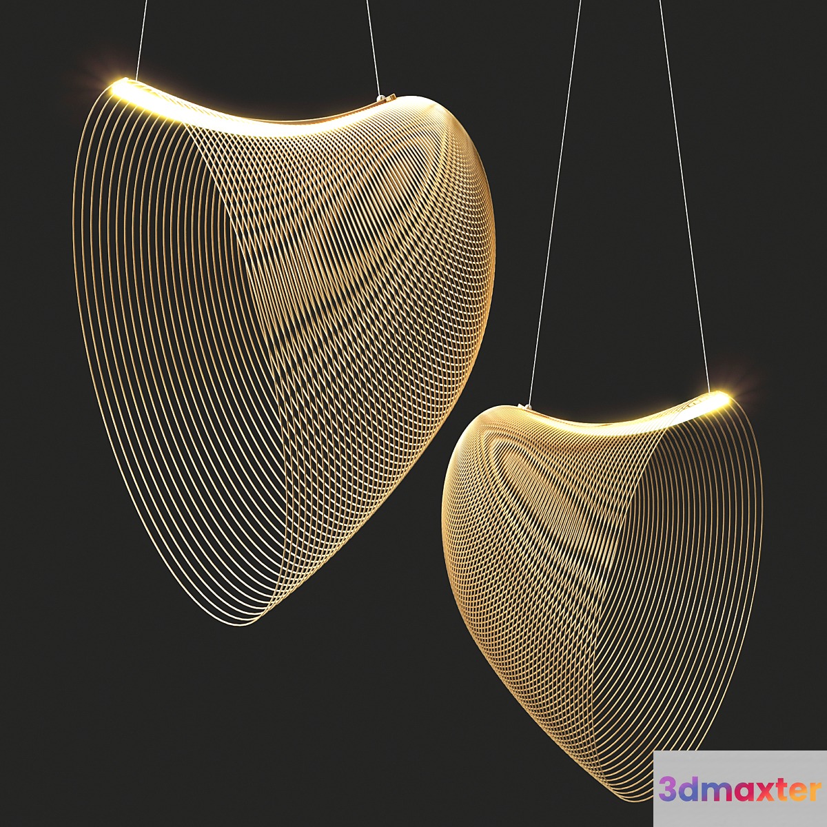Illan LED Luceplan Lamp 3D Max