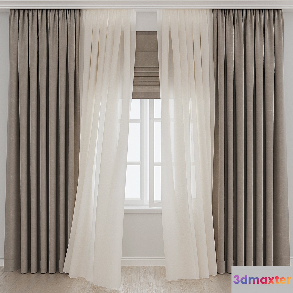 Curtains 03 3D Max