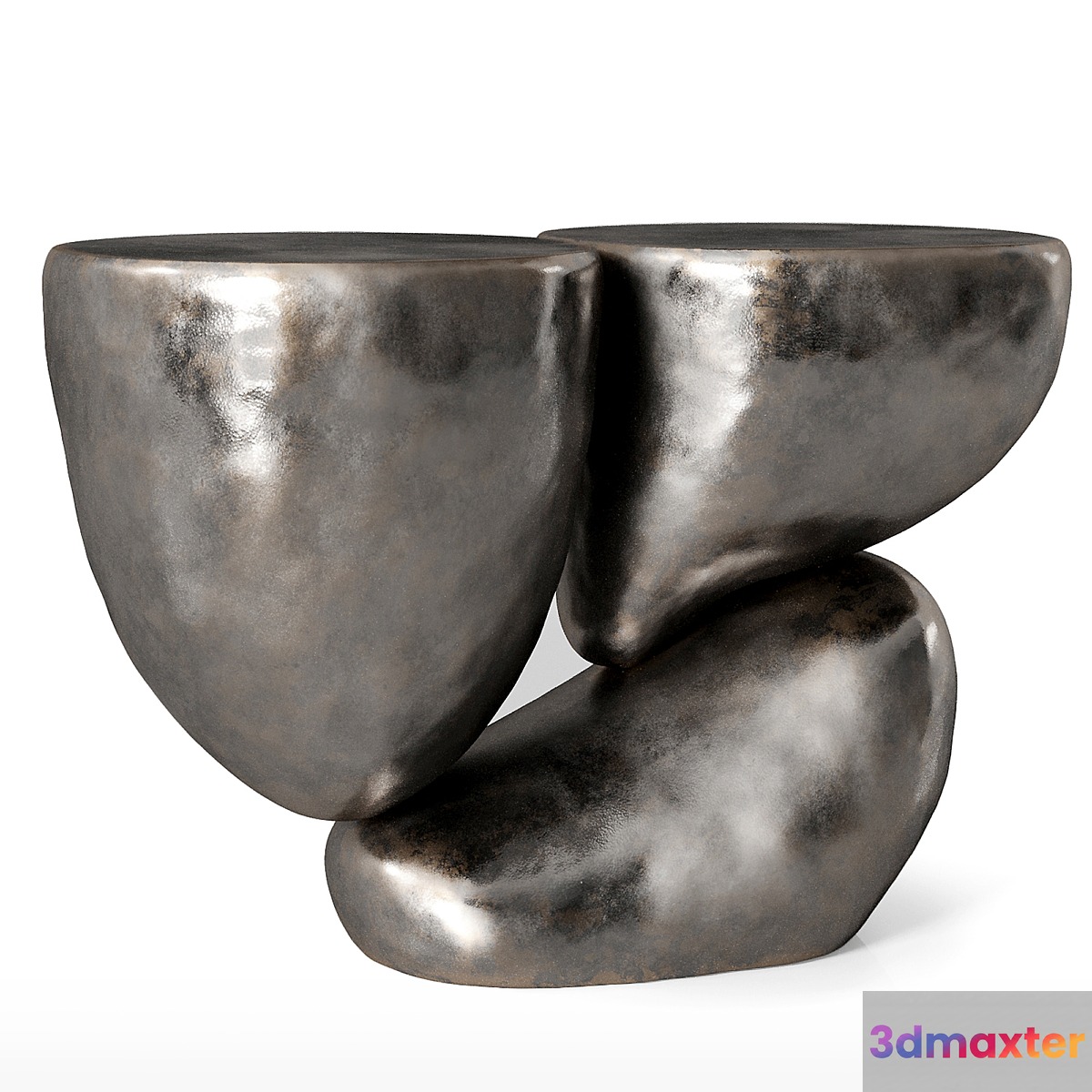 Side table TRES BLACK by Mauro Mori _ Circa 3D Max
