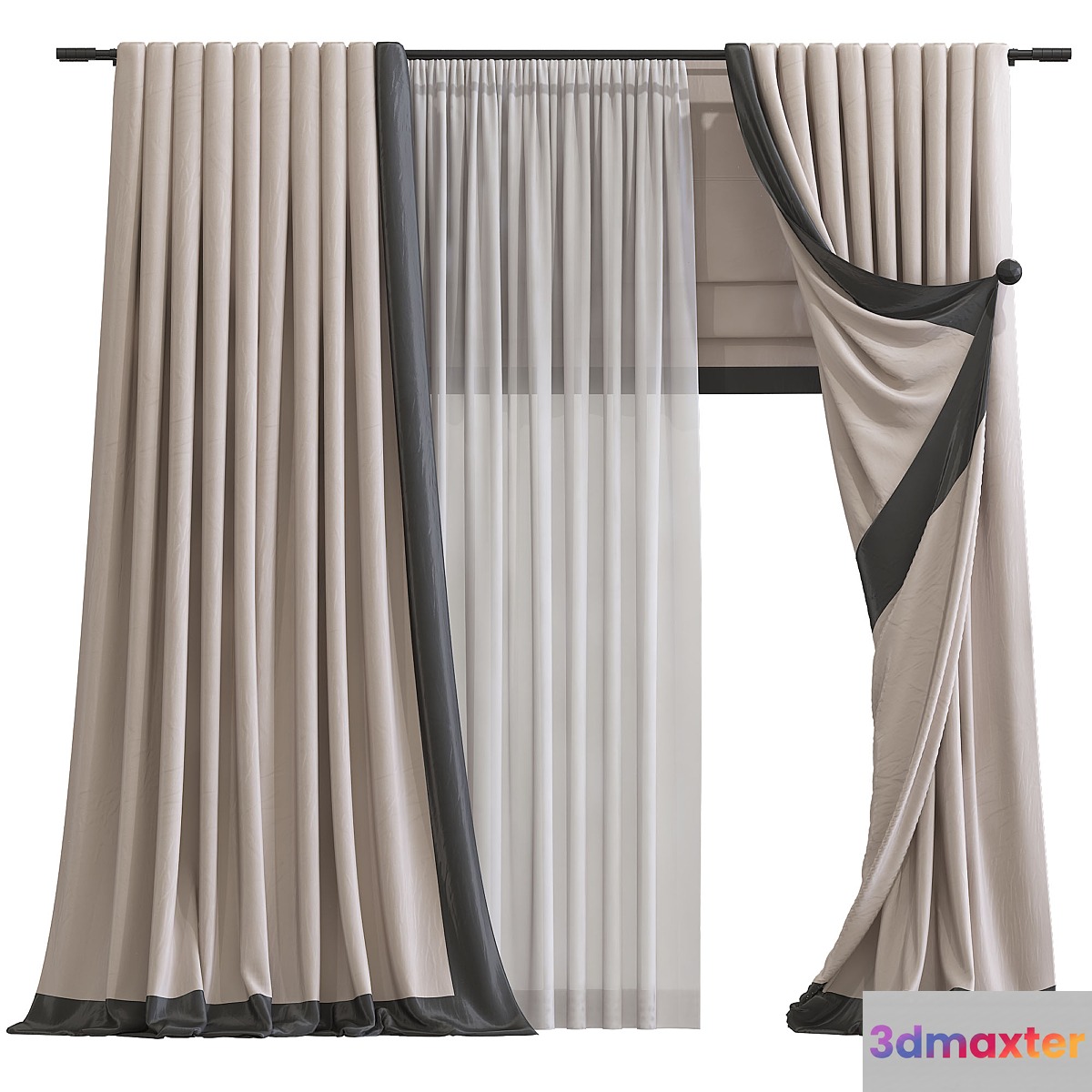 Curtain 983 3D Max