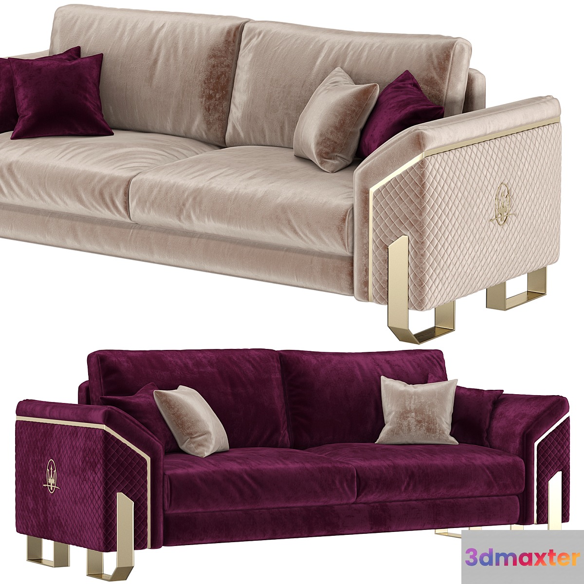 Maserati 3 Seater Sofa