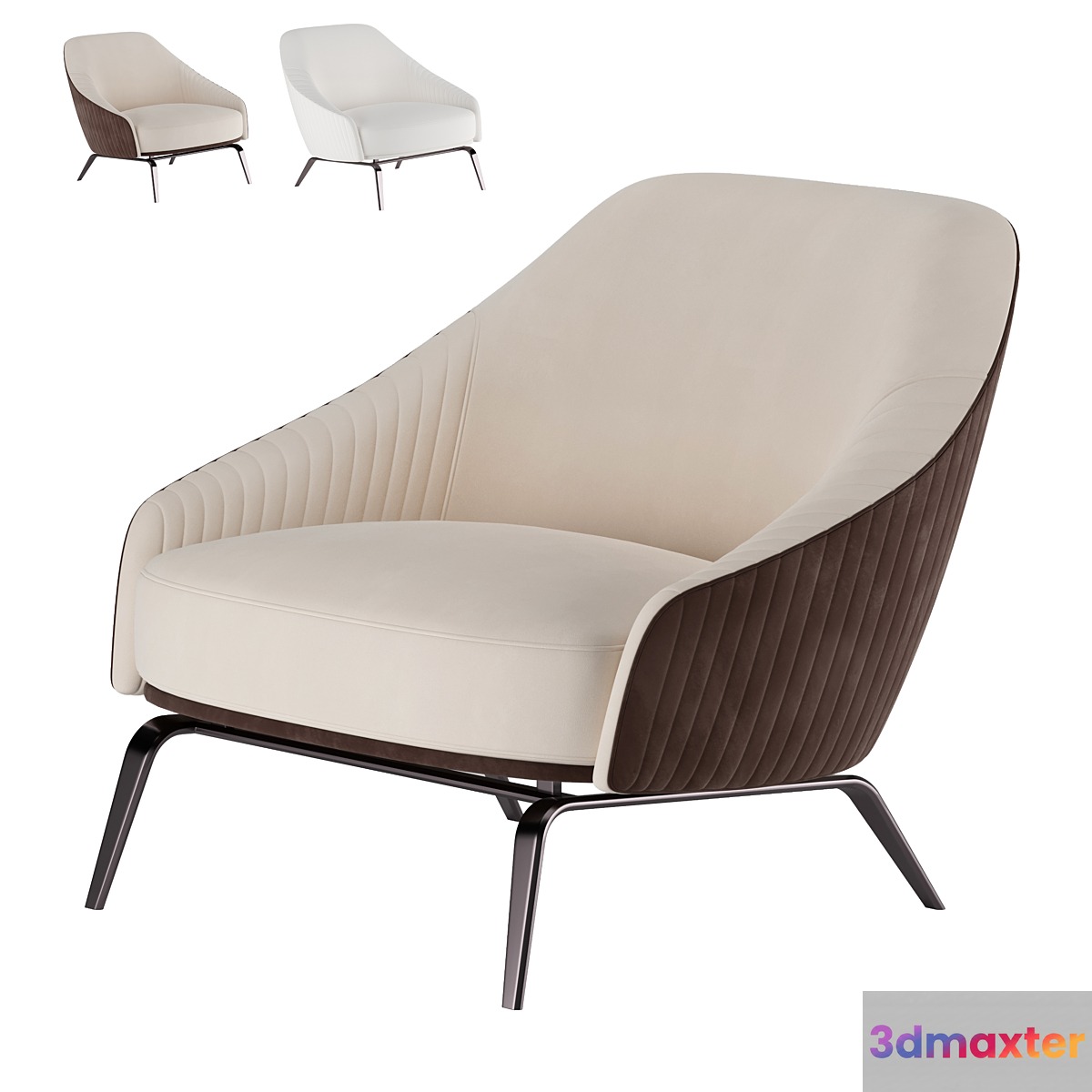 Whitney armchair by Longhi 3D Max