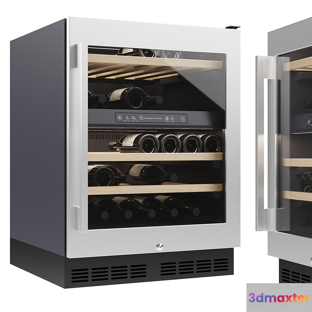 Fisher & Paykel RS60RDWX1. Wine cabinet 3D Max