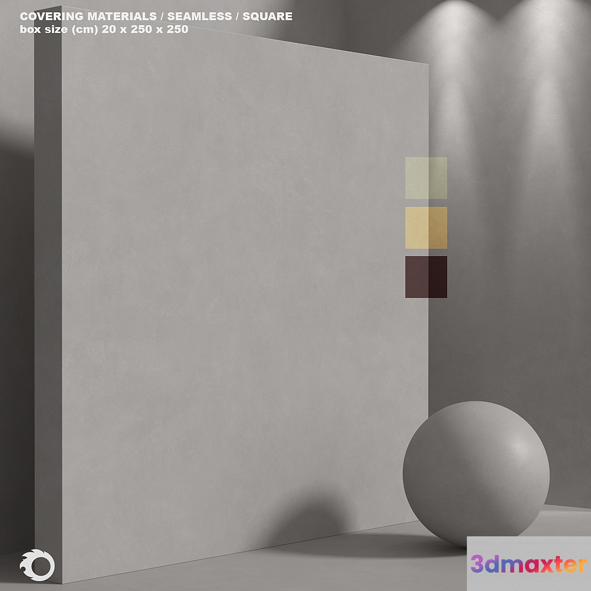 Material (seamless) - concrete plaster set 182 3D Max