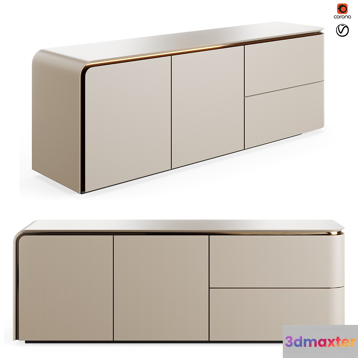 Fendi Edge Cabinet