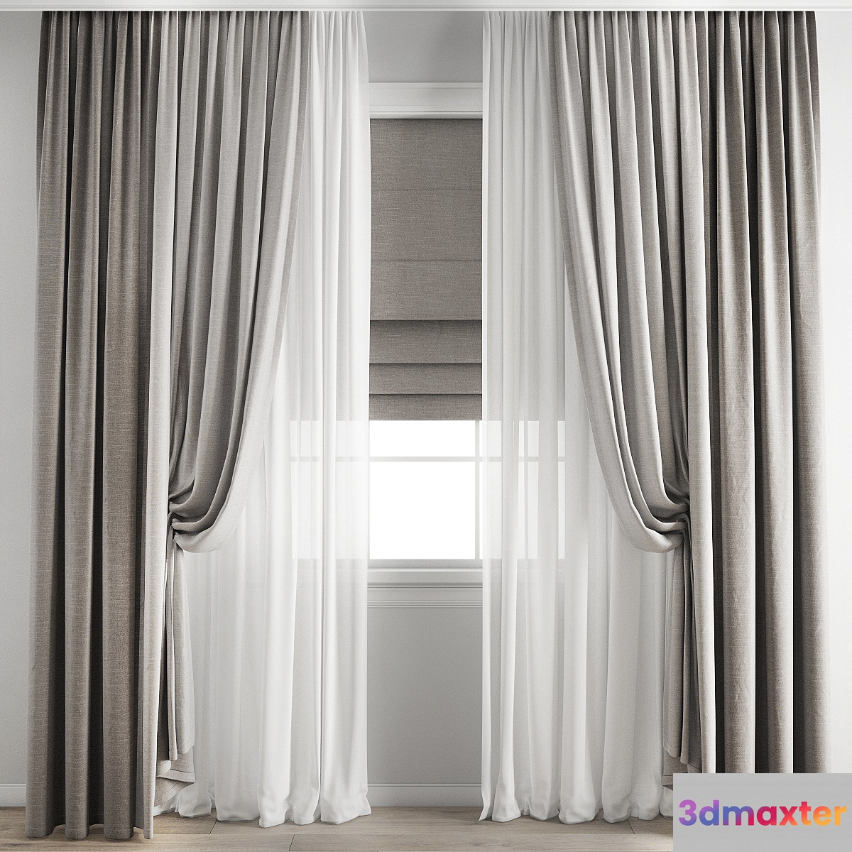Curtain 485 3D Max