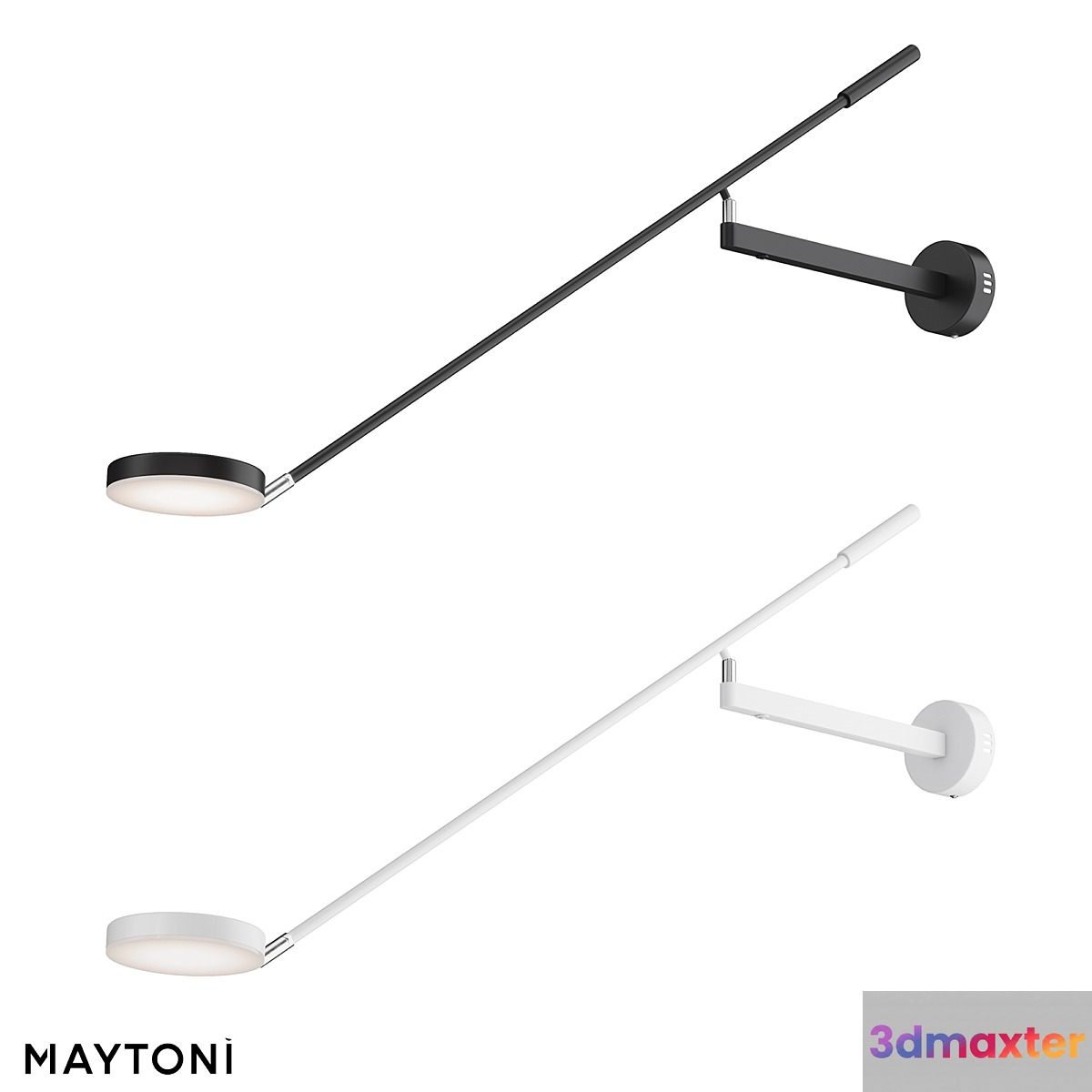 Wall lamp (sconce) MOD070WL-L6B3K MOD070WL-L6W3K 3D Max
