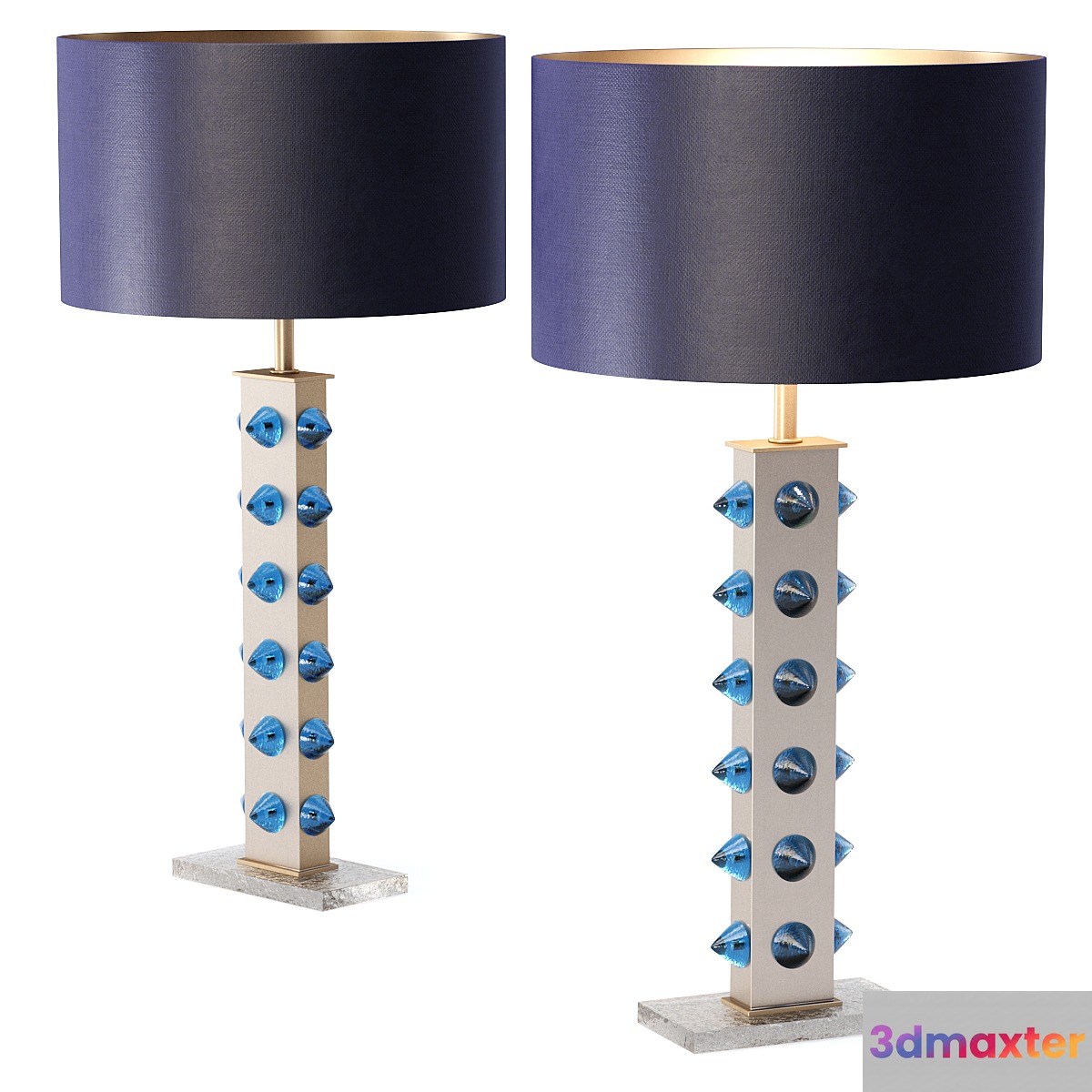 Pair of table Lamp by LA Studio - No.3