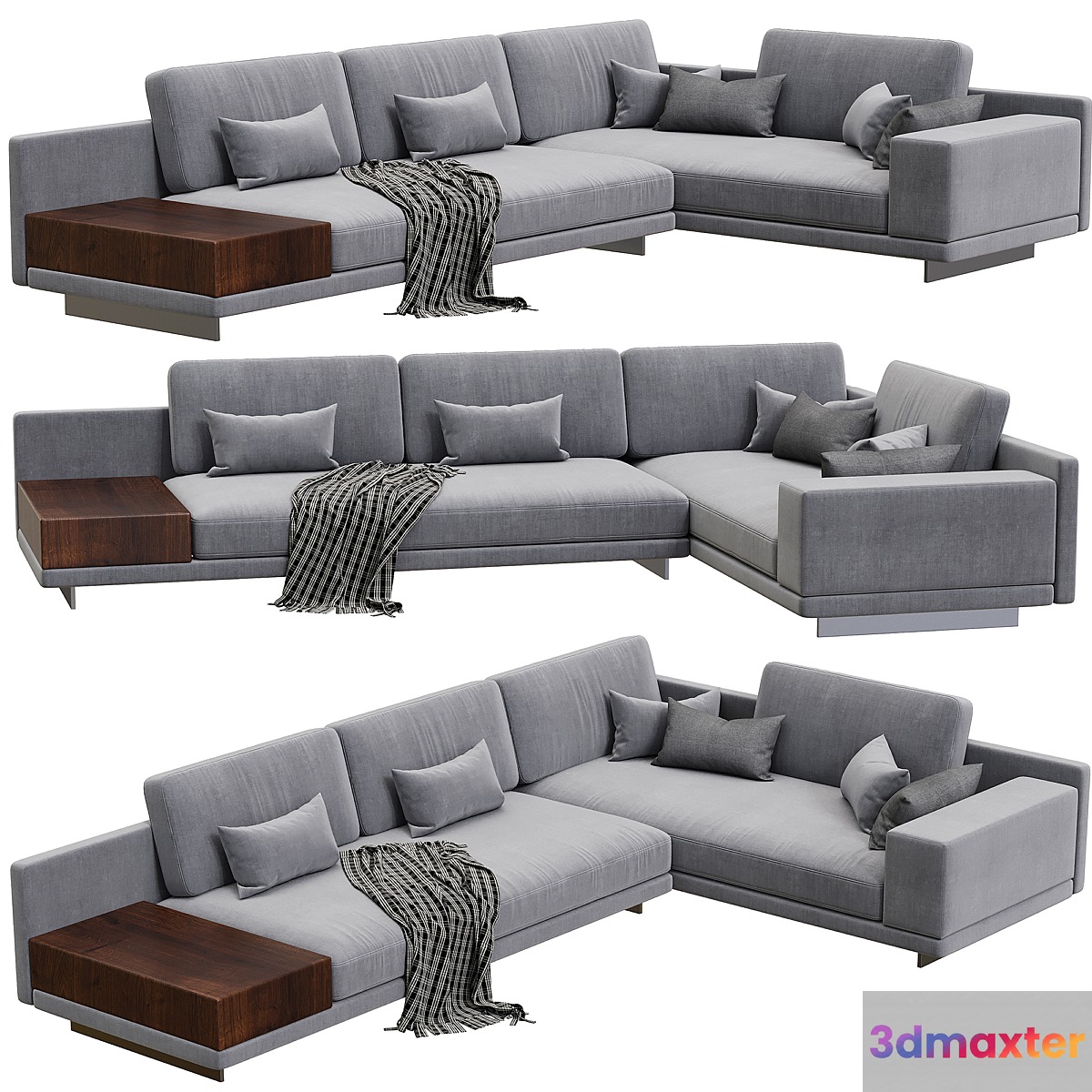 Rove Concepts Dresden Modern Classic Alesund Ivory Upholstered Left Arm Sofa