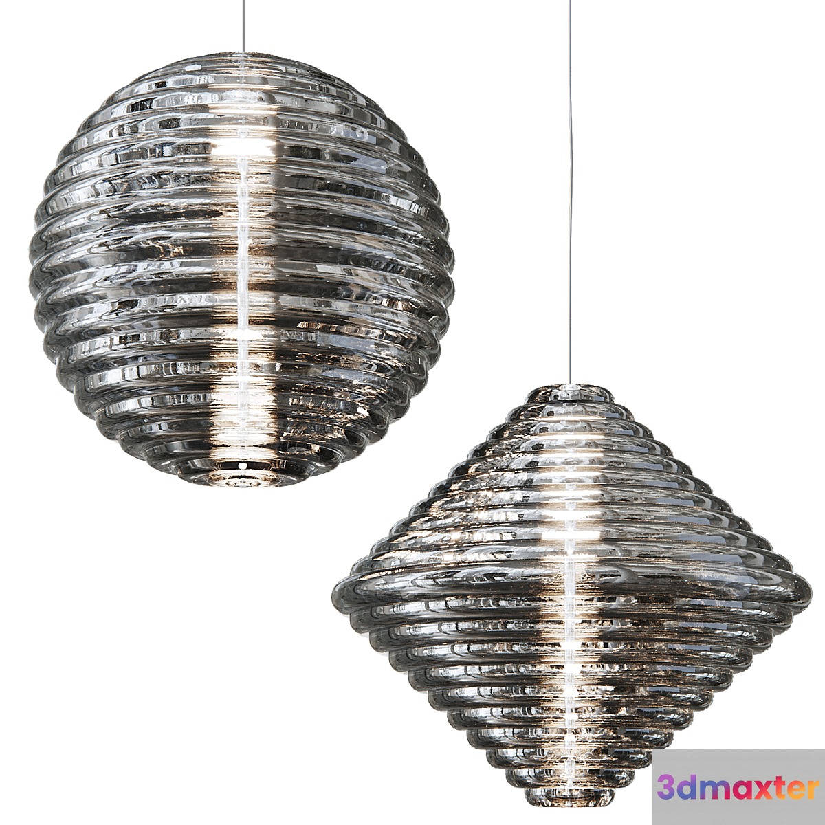 Press Sphere and Press Cone by Tom Dixon 3D Max