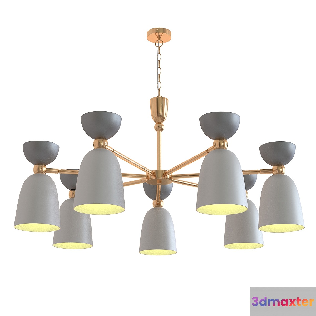Suspension lamp maytoni cloches 3D Max