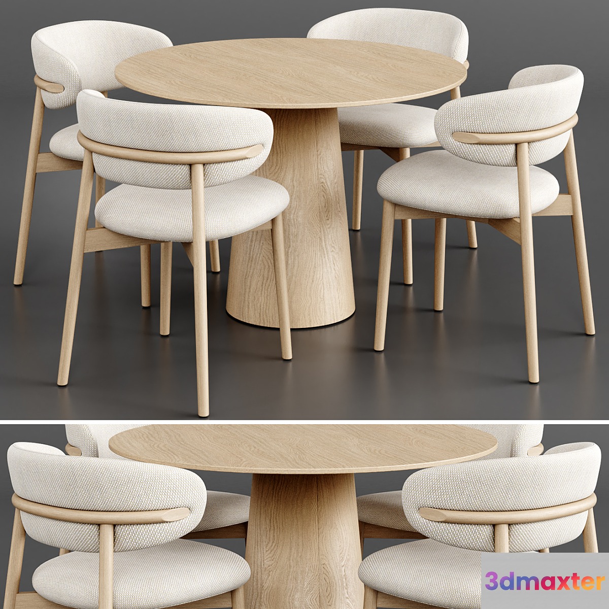 Dinning Set 49 3D Max