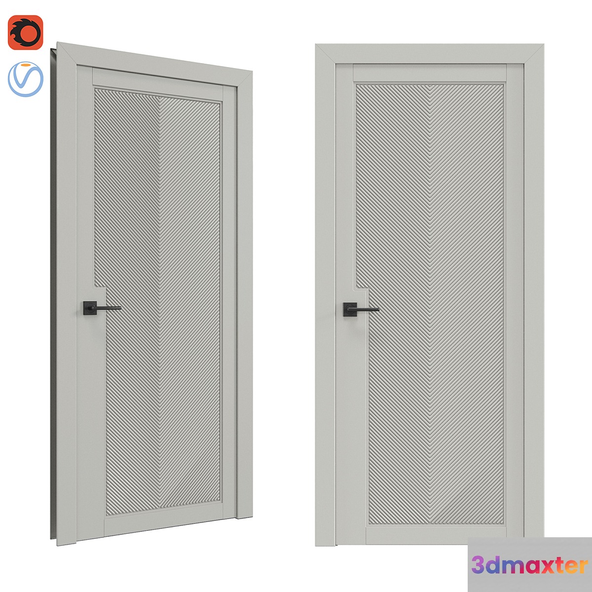 Interior door Geona Unika 3 3D Max