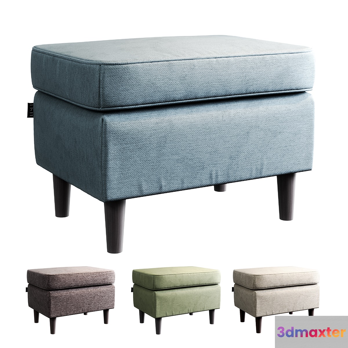 Pouffe Mix factory Leset 3D Max
