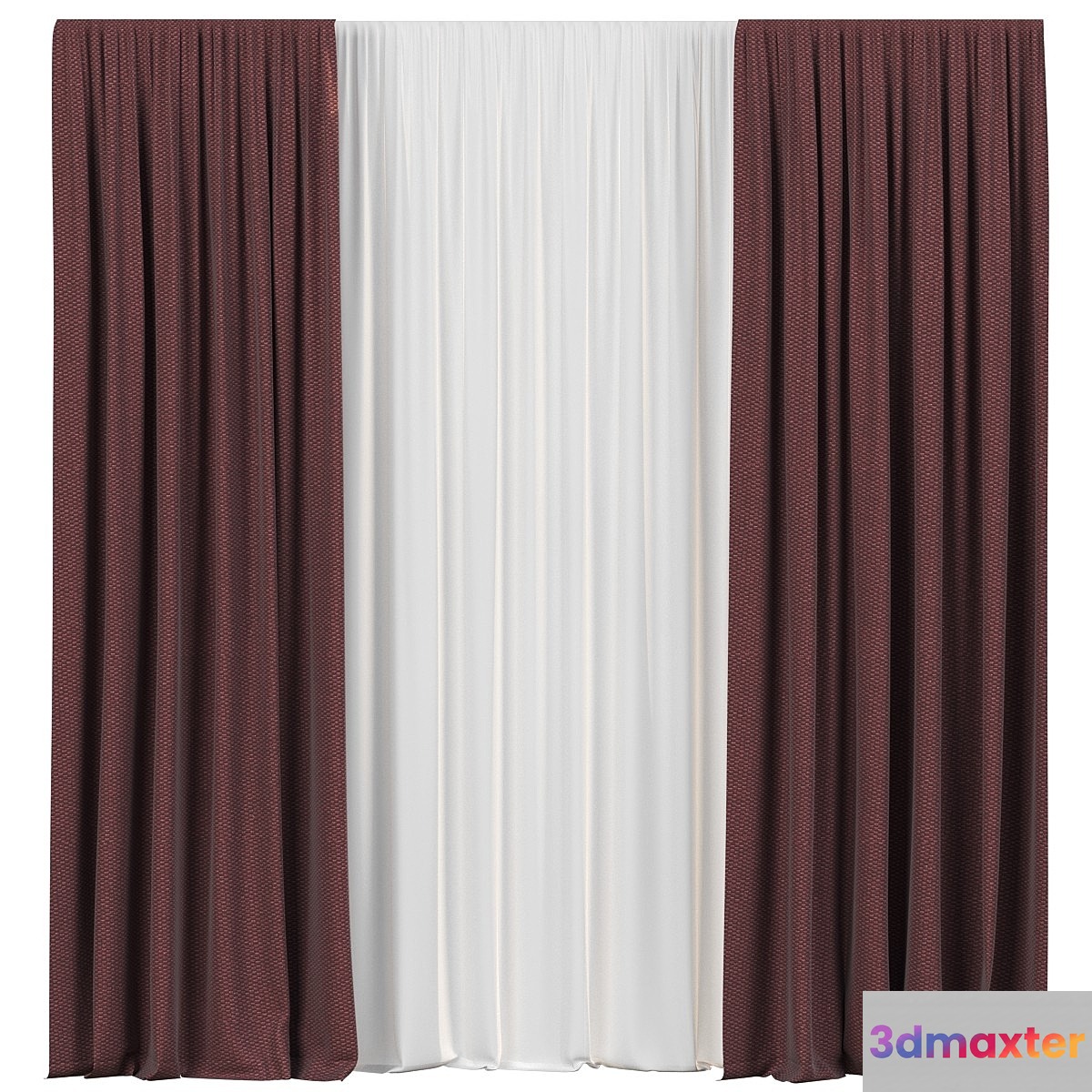 Curtains with tulle - No.5