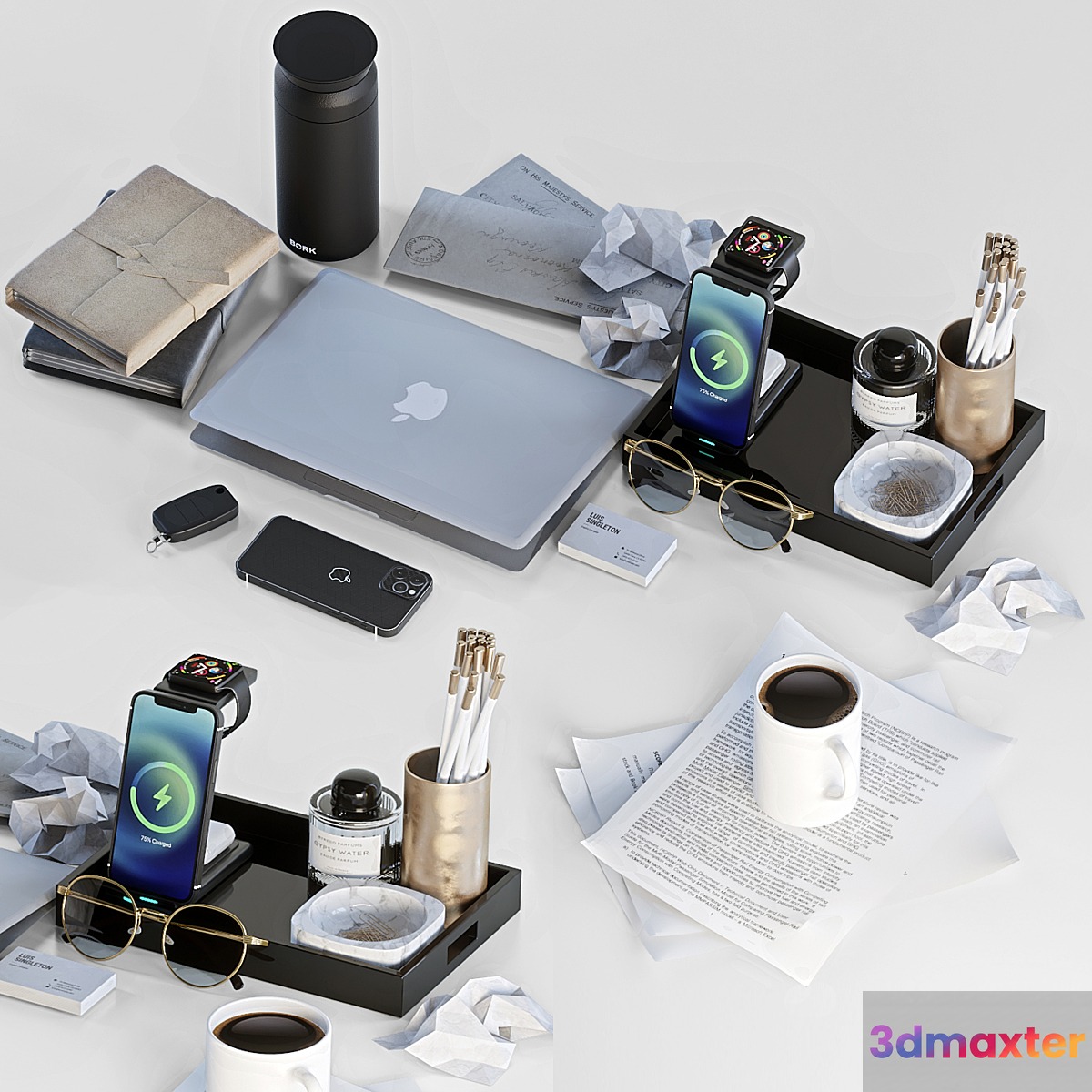 Desktop accessories set - No.2