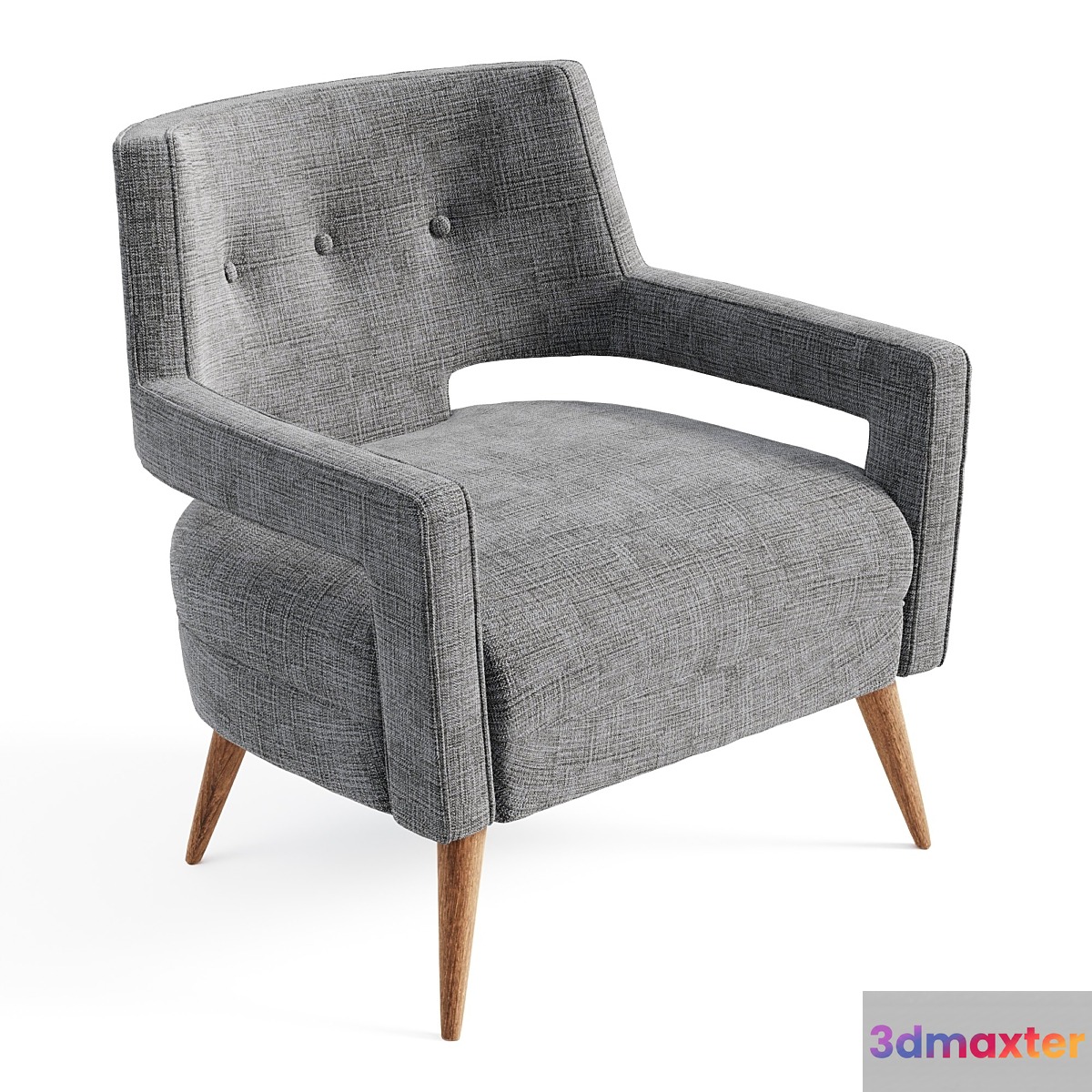 Modway Sheer Fabric Armchair 3D Max
