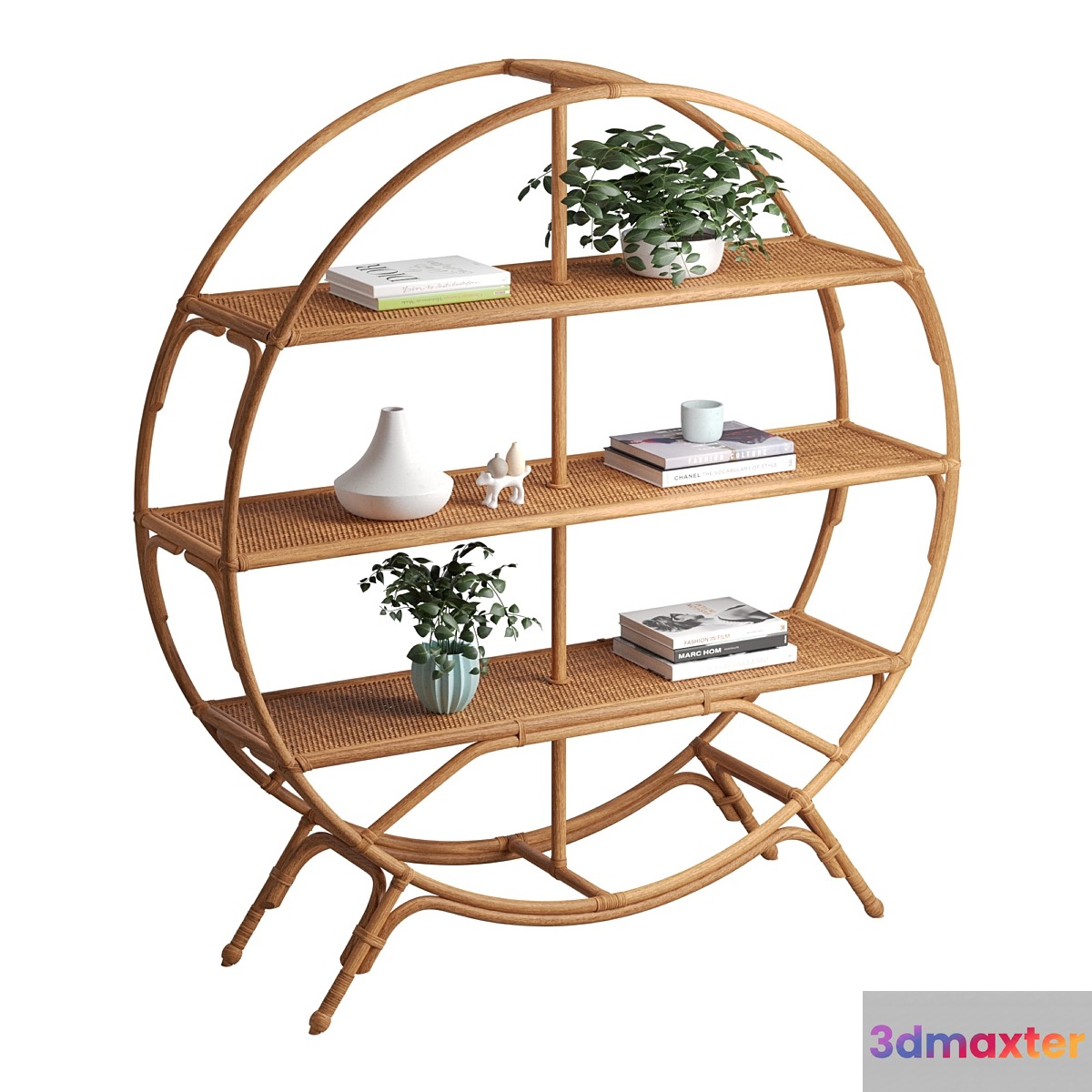 Irving Bookcase 3D Max