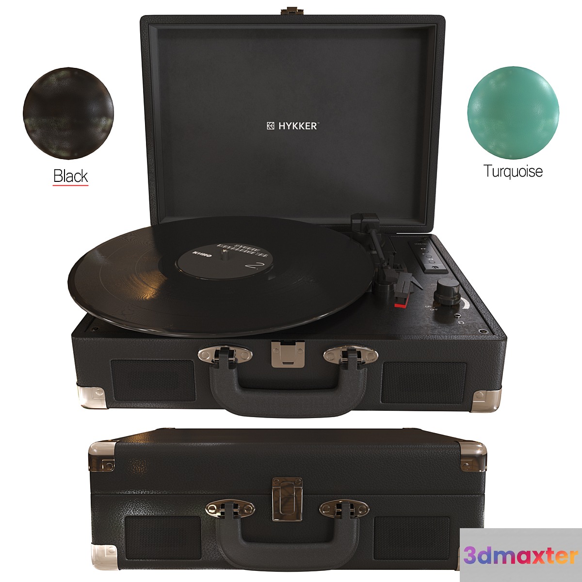 Vinyl player Hykker_two colors