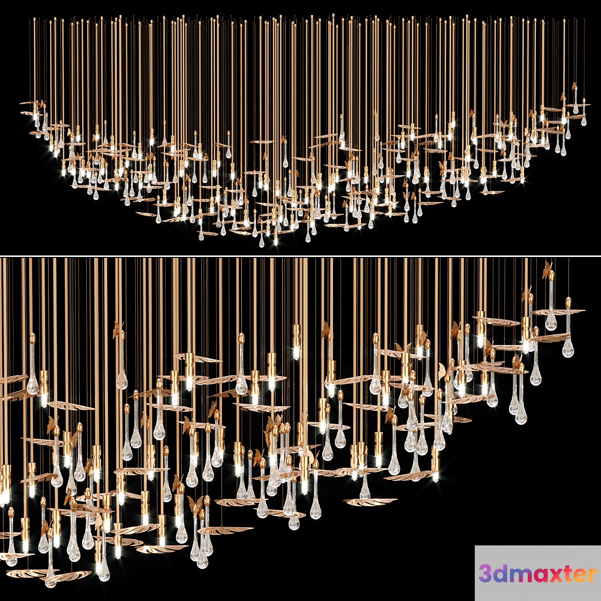 rainforest suspension 3D Max