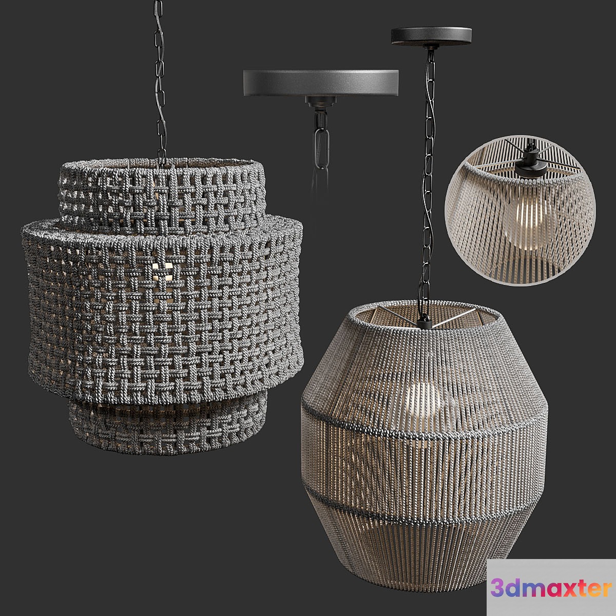 hanging lamp 3D Max