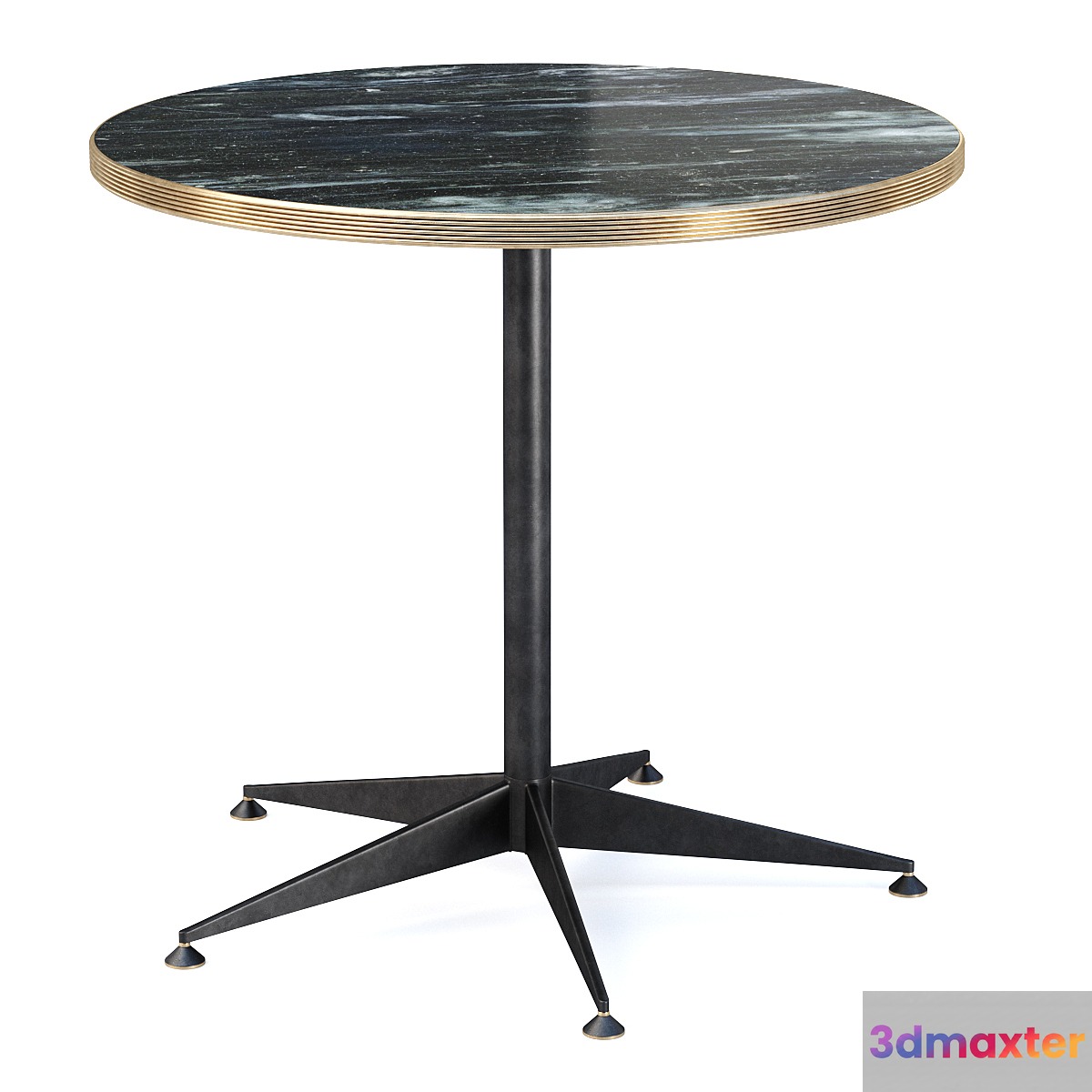 Grace restaurant circle table _ Round metal restaurant table 3D Max