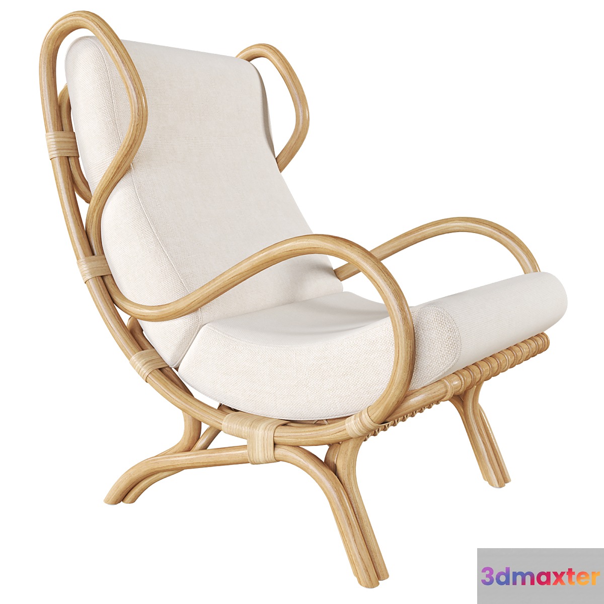 Bonacina1889 Continuum Armchair 3D Max