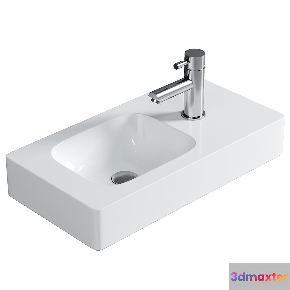 Geberit iCon hand washbasin white with KeraTect - No.2